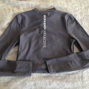 ASOS design weekend collective workout crop top size 6